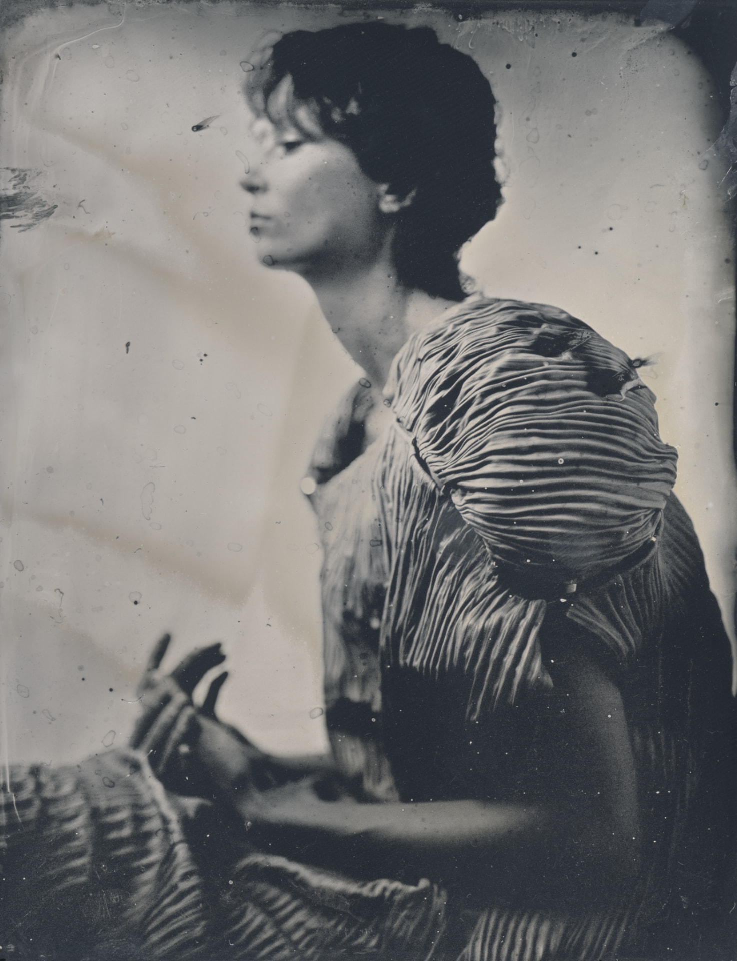Wet plate collodion portrait by Gaetan Bernede