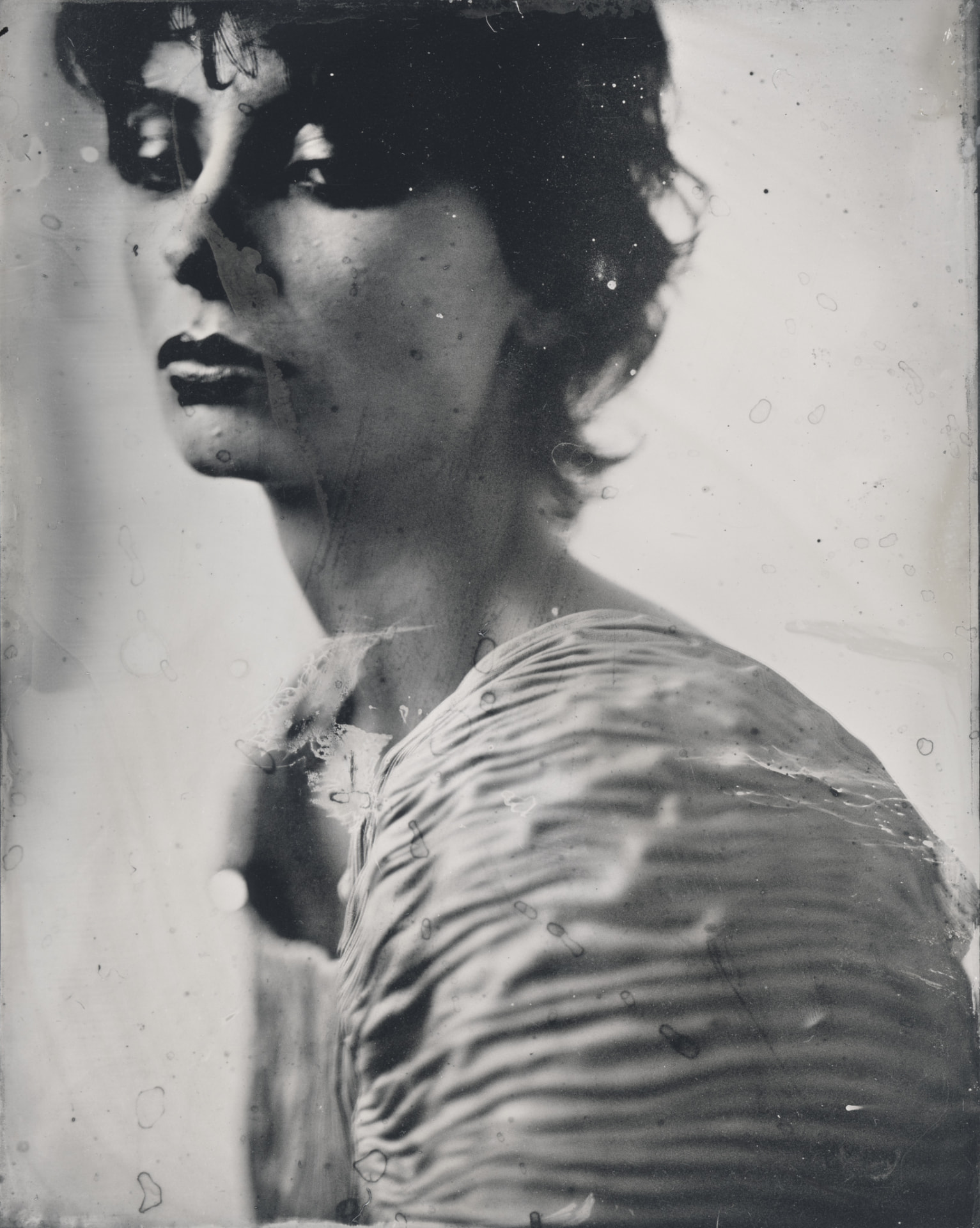 Wet plate collodion portrait by Gaetan Bernede