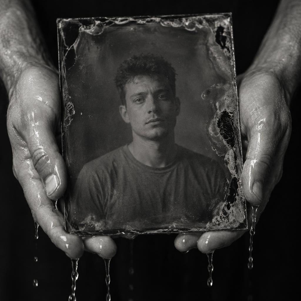 Finish — wet plate collodion process